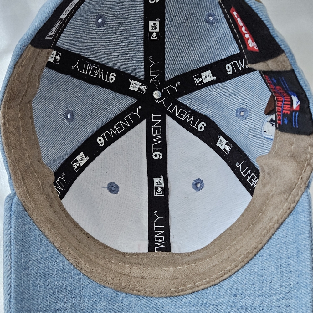 Levi's MLB 2016 World Series Denim Cap Adjustable Strapback Hat Cubs Rare - Picture 8 of 10